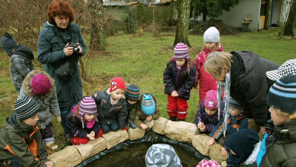 Schwimmt da etwas?